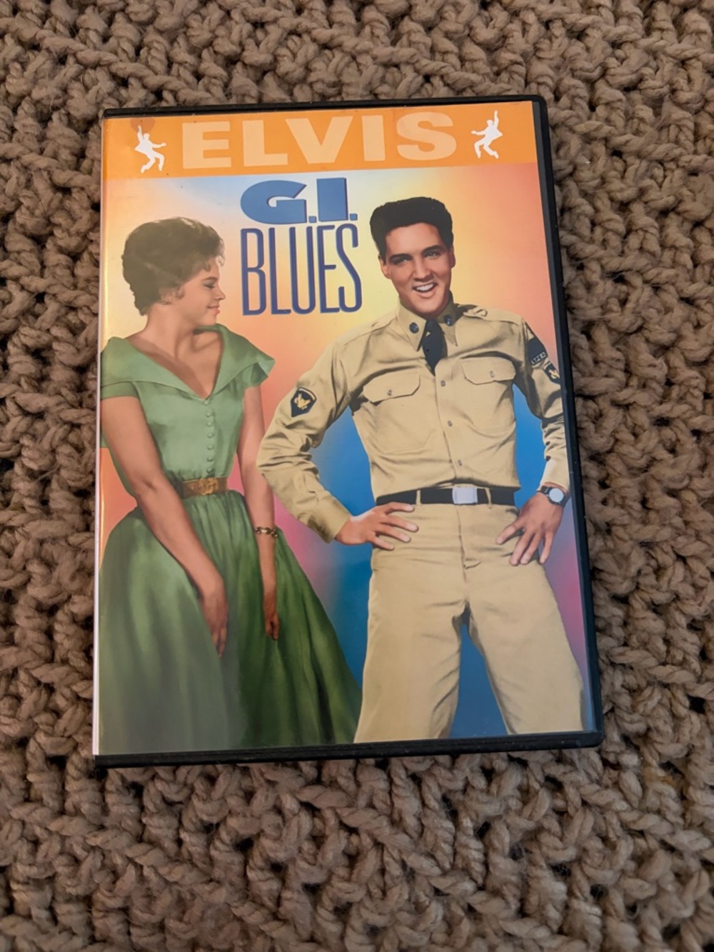Elvis G.I. Blues DVD - Colorful Vintage Cover